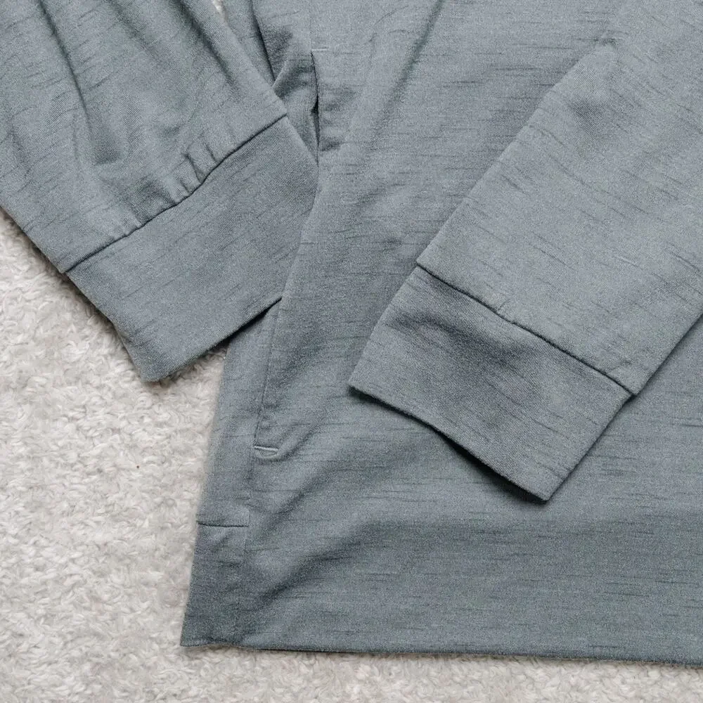 Nike Dri-Fit Full Zip Lightweight Heather Gray Hoodie Jacket Mens Size XL